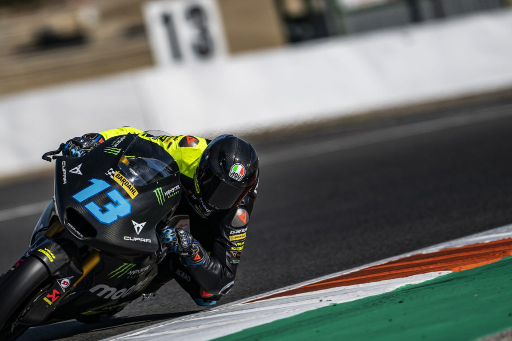 Celestino Vietti (13). Photo courtesy Mooney VR46 Racing Team.