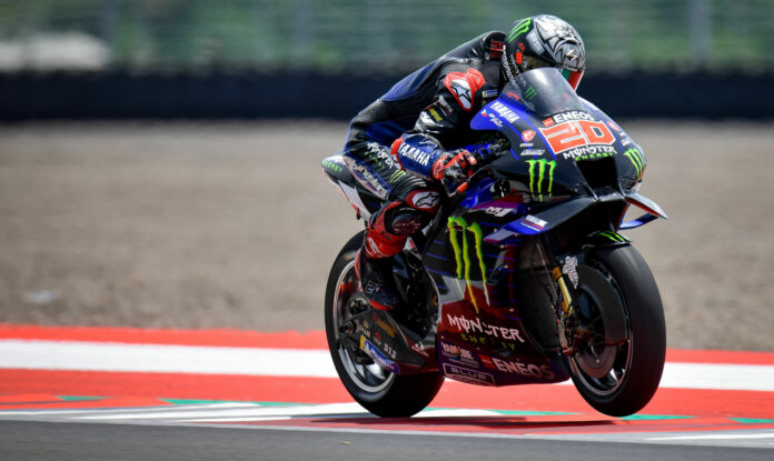 Fabio Quartararo (20). Photo courtesy Dorna. Fabio Quartararo (20). Photo courtesy Dorna.