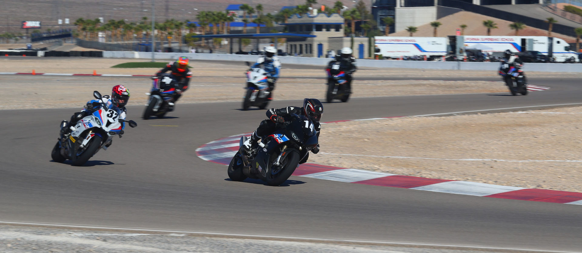 Las Vegas Motor Speedway is hosting the California Superbike School (pictured) and Yamaha Champions Riding School in February. Photo by etechphoto.com, courtesy California Superbike School.