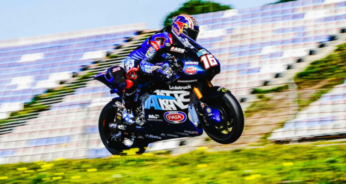 Joe Roberts (16). Photo courtesy Italtrans Racing Team. Joe Roberts (16). Photo courtesy Italtrans Racing Team.