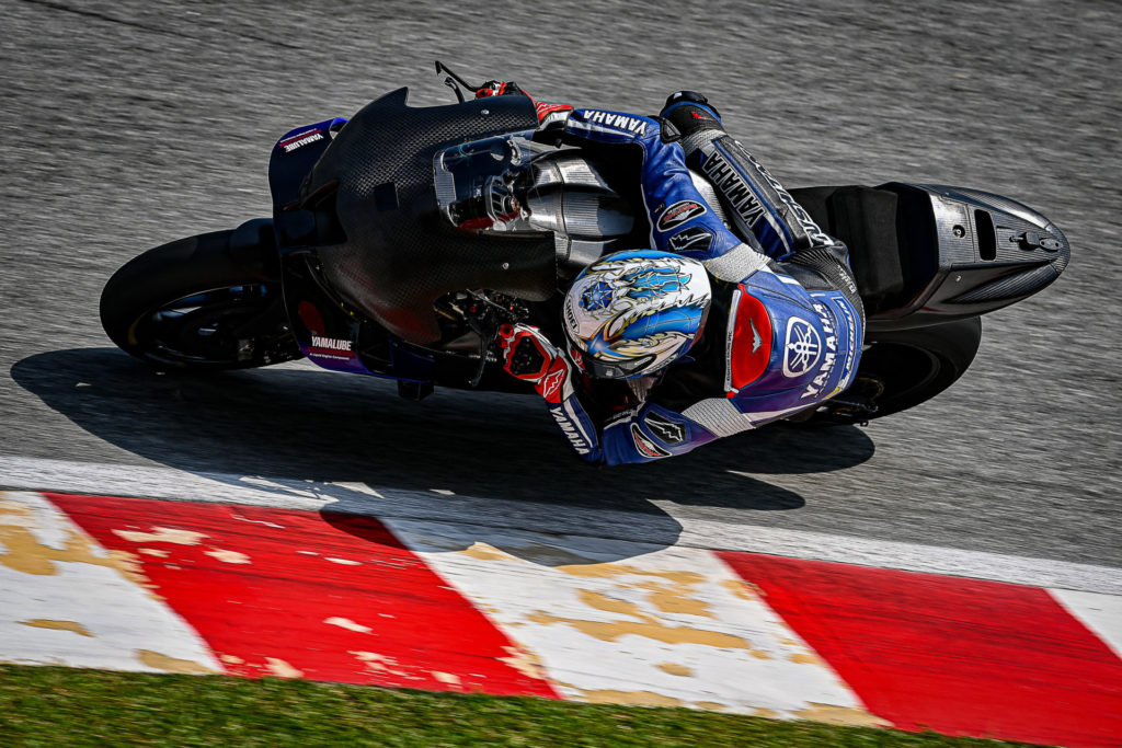 Yamaha MotoGP test rider/World Superbike racer Kohta Nozane (T1). Photo courtesy Dorna.