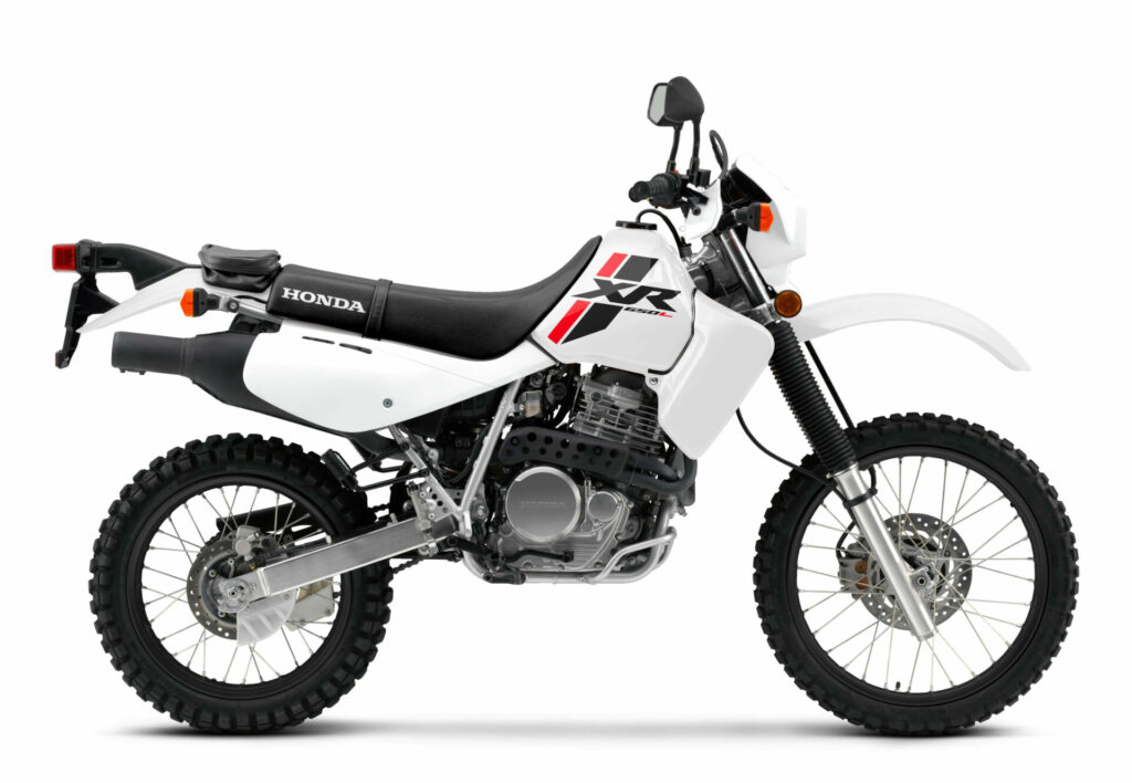 A 2022 Honda XR650L. Photo courtesy American Honda.