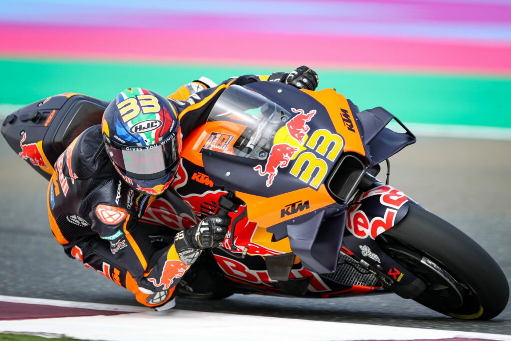 Brad Binder (33). Photo courtesy Dorna.