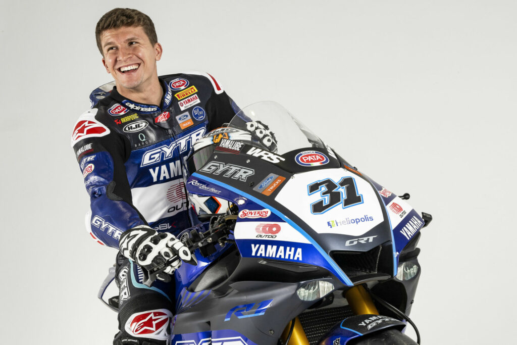 Garrett Gerloff. Photo courtesy GRT GYTR Yamaha WorldSBK Team.