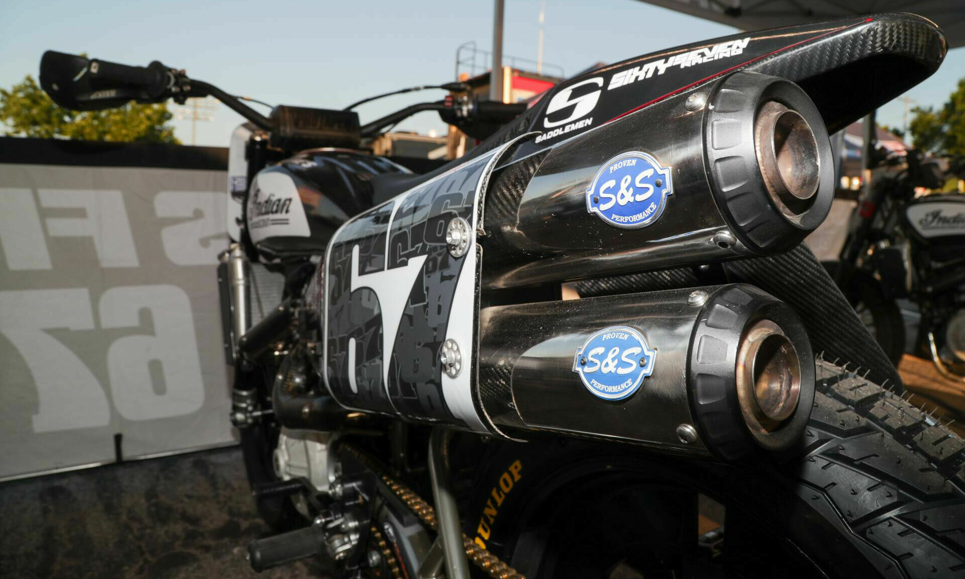 S&S Cycle has been named the Official Exhaust of Progressive AFT as well as the presenting sponsor for the Mission SuperTwins presented by S&S Cycle class. Photo courtesy AFT.