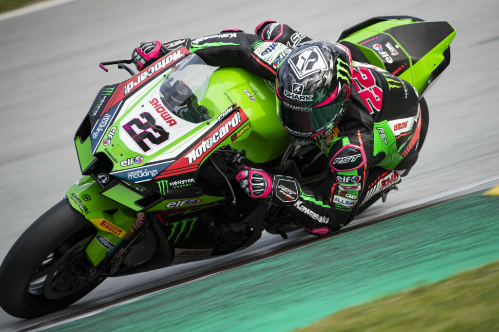 Alex Lowes (22). Photo courtesy Kawasaki.