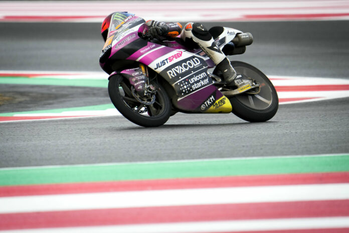Andrea Migno (16). Photo courtesy Dorna. Andrea Migno (16). Photo courtesy Dorna.