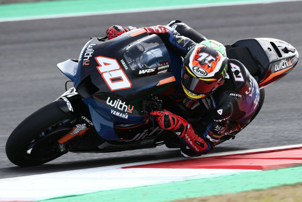 Darryn Binder (40). Photo courtesy WithU Yamaha RNF MotoGP Team.