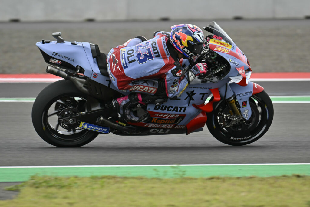 Enea Bastianini (23). Photo courtesy Gresini Racing.