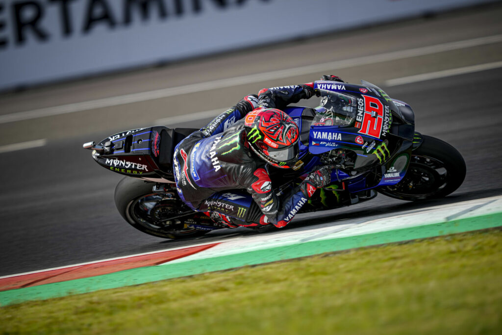 Fabio Quartararo (20). Photo courtesy Monster Energy Yamaha.