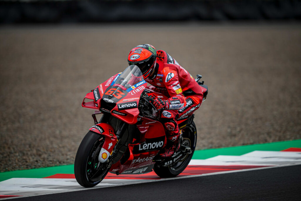 Francesco Bagnaia (63). Photo courtesy Ducati.