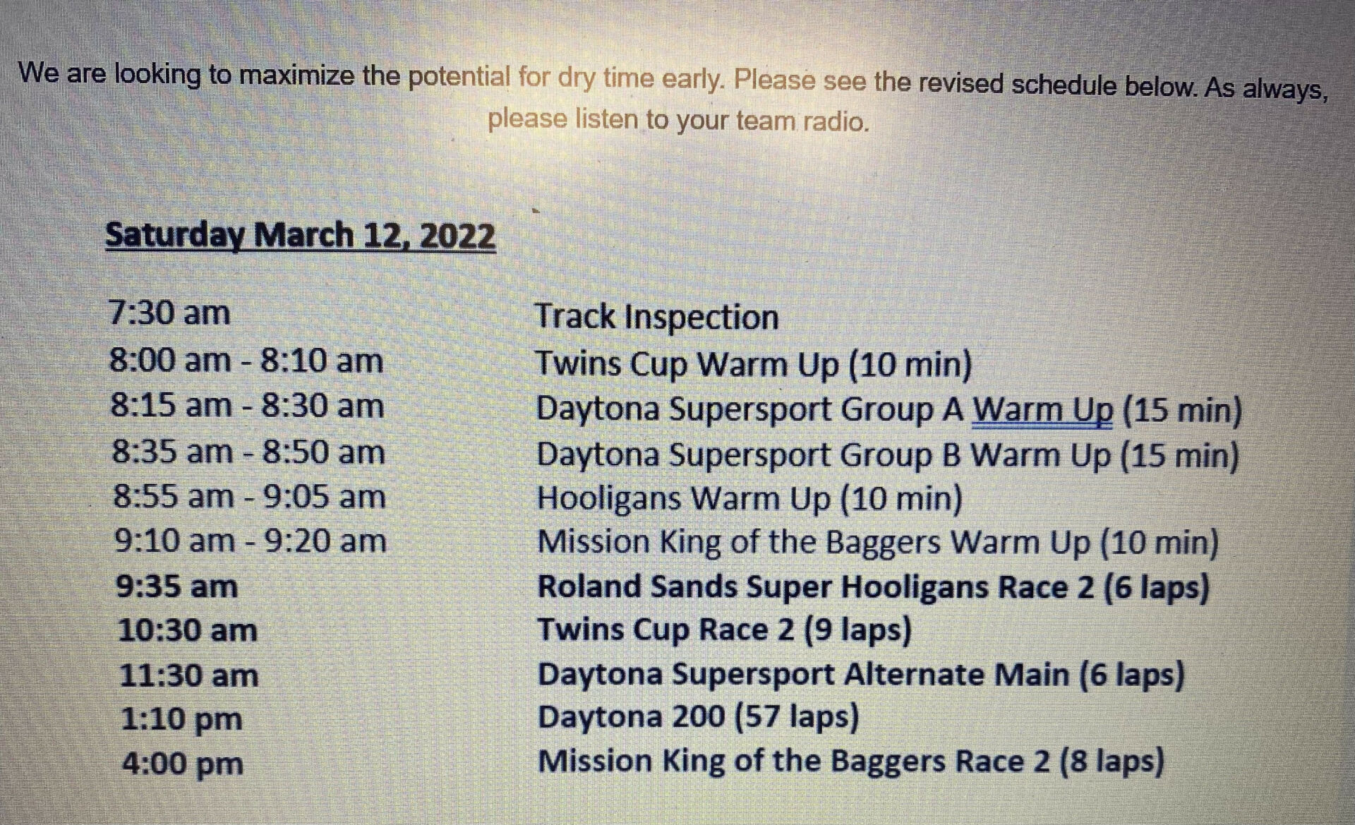 Motoamerica Daytona 2025 Schedule Bryn Christabel Motoamerica Daytona 2025 Schedule Bryn Christabel