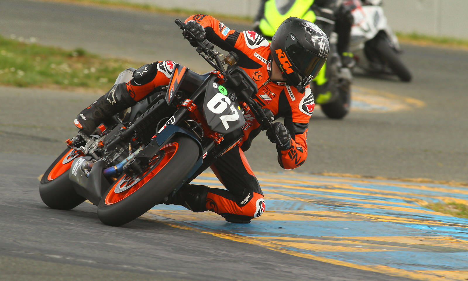 Andy DiBrino (62) on his KTM 890 Duke R. Photo by Dito Milian, courtesy DiBrino Racing.