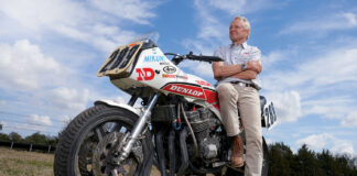 Kevin Schwantz. Photo by Lars Frazer, courtesy AMA.