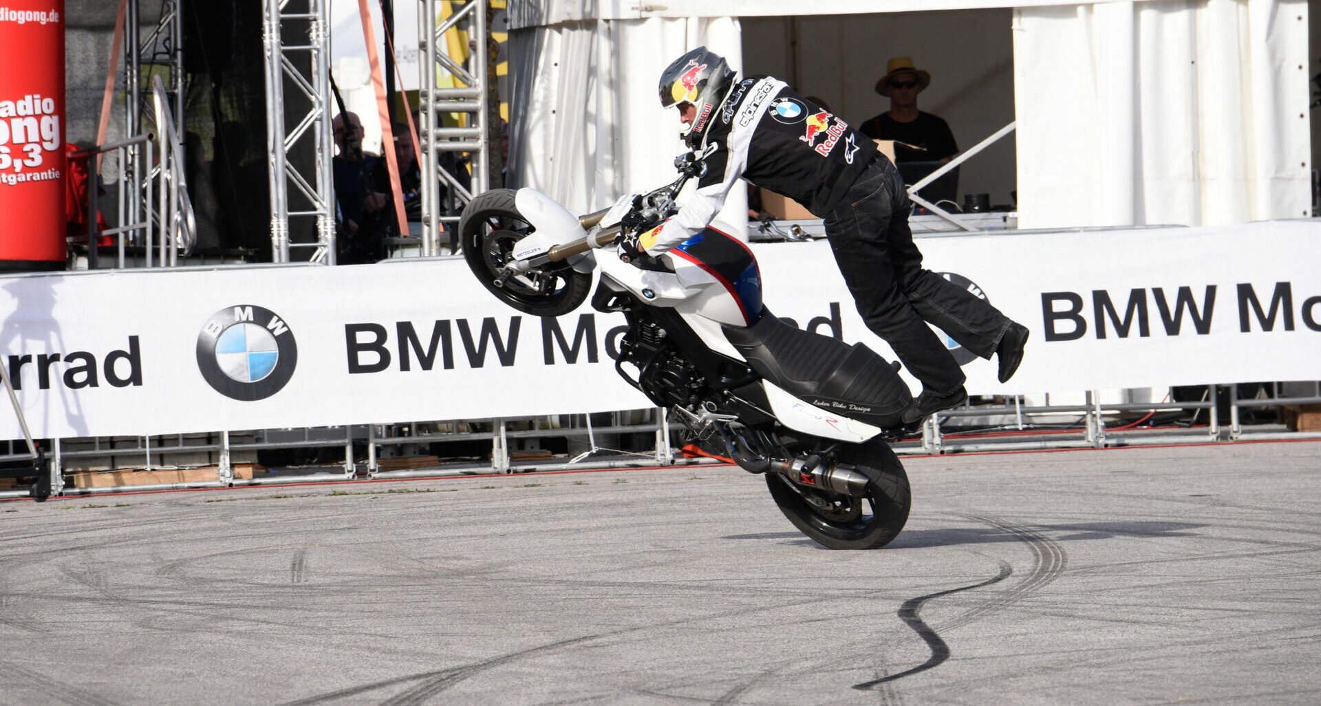 Chris Pfeiffer performing at BMW Motorrad Days in Germany in 2015. Photo courtesy BMW Motorrad.
