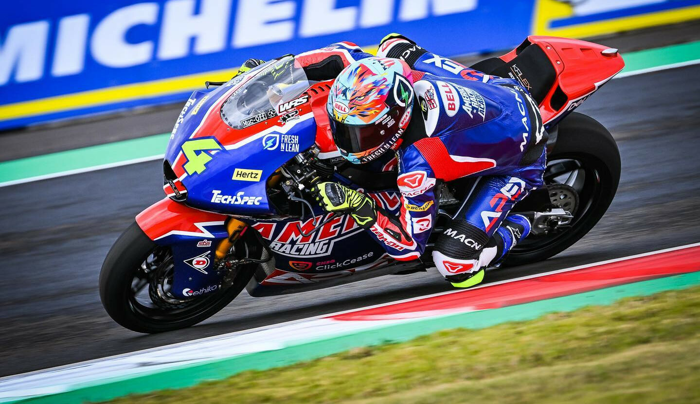 Sean Dylan Kelly (4), as seen during Free Practice on Friday at Mandalika International Street Circuit. Photo courtesy American Racing Team.