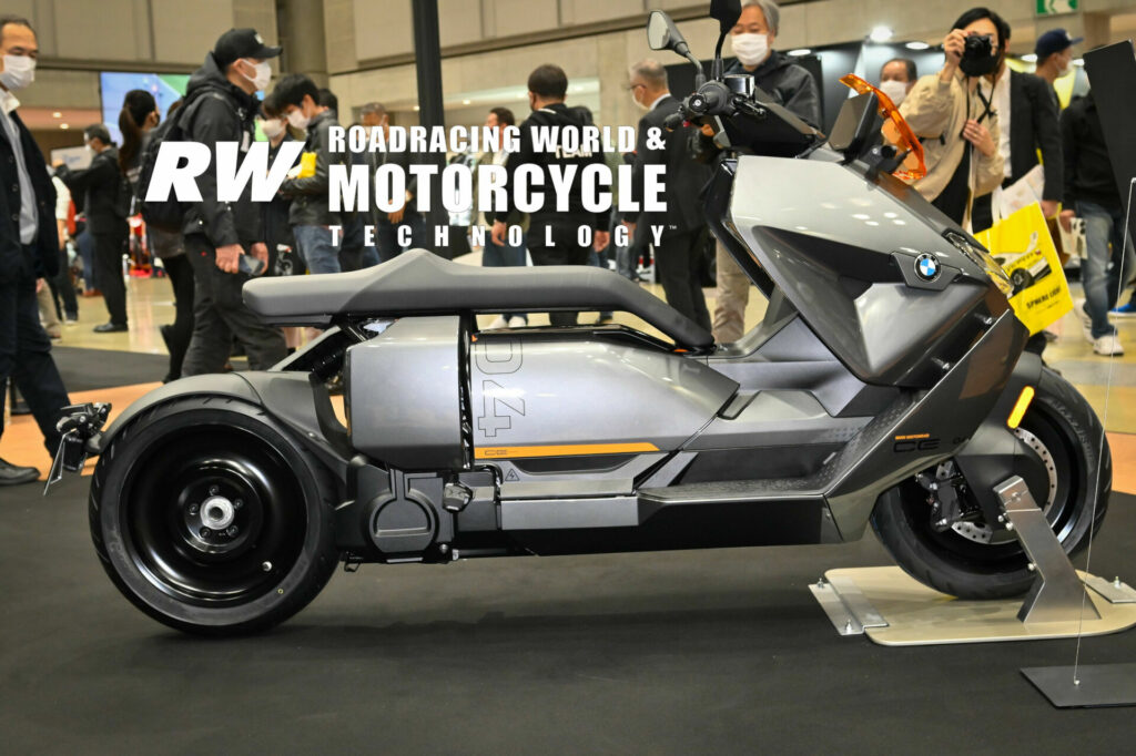 BMW's CE 04 electric scooter. Photo courtesy Kohei Hirota.