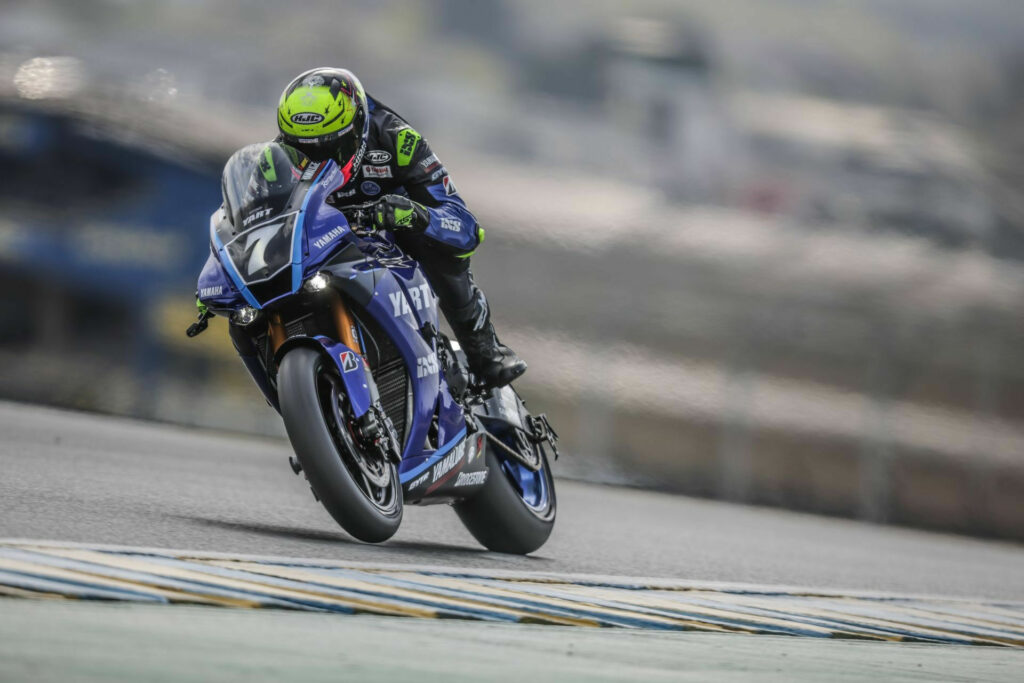 Marvin Fritz (7) on the YART Yamaha EWC Team YZF-R1. Photo courtesy Yamaha.