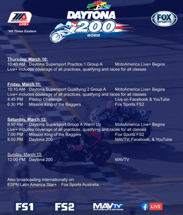 daytona 200 on tv