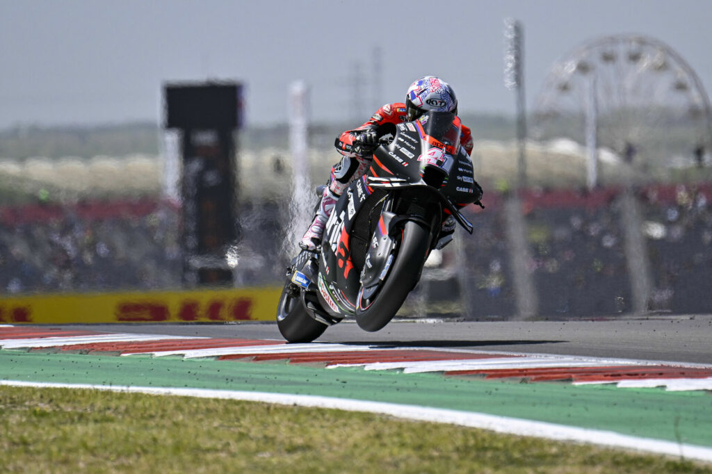 Aleix Espargaro (41). Photo courtesy Aprilia.