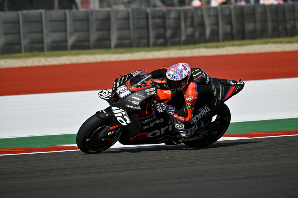 Aleix Espargaro (41). Photo courtesy Aprilia.