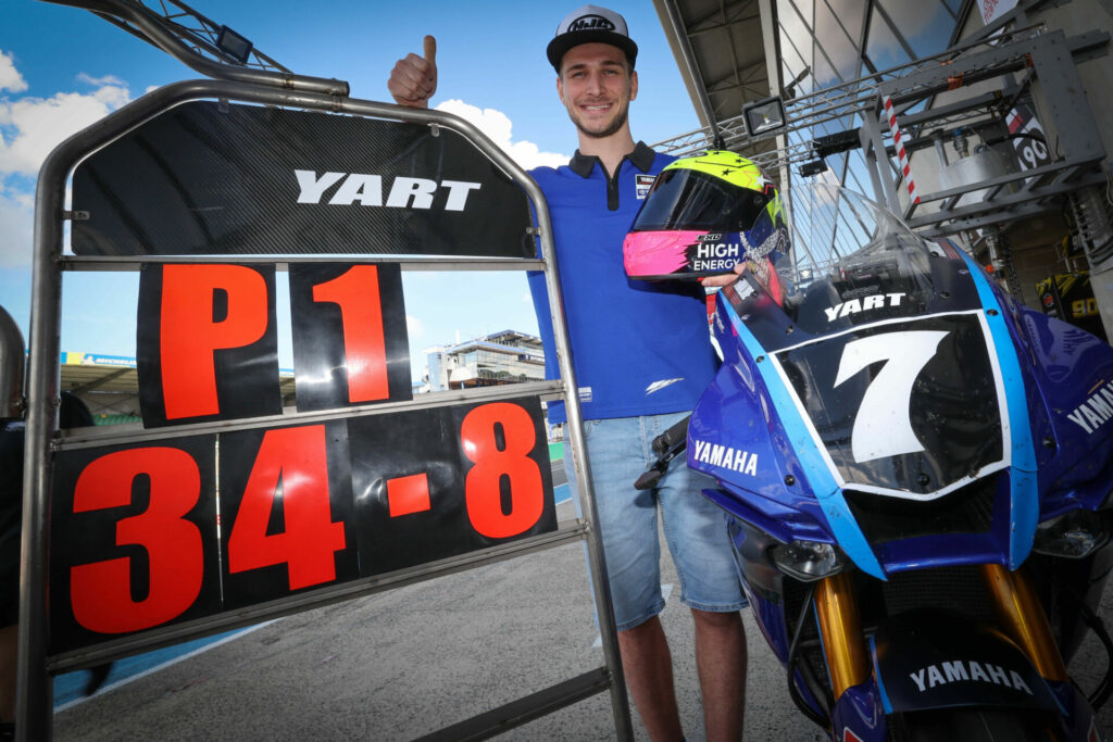 Karel Hanika smashed the qualifying lap record. Photo courtesy EWC Press Office.