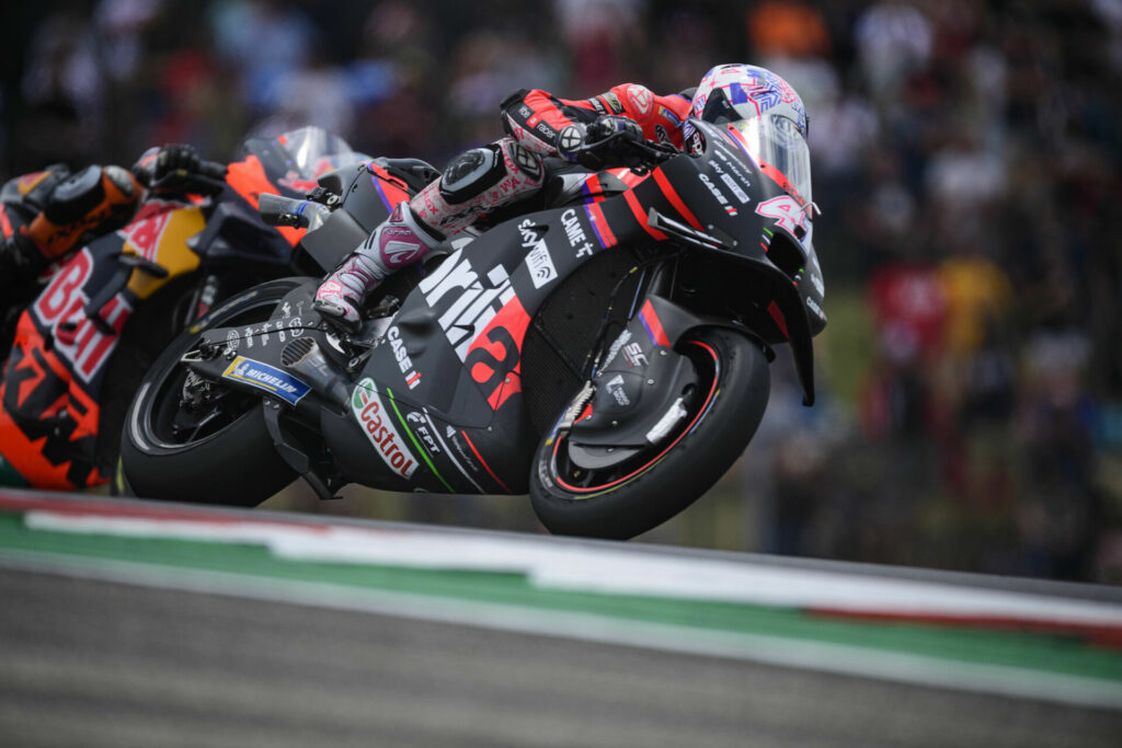 Aleix Espargaro (41). Photo courtesy Aprilia.