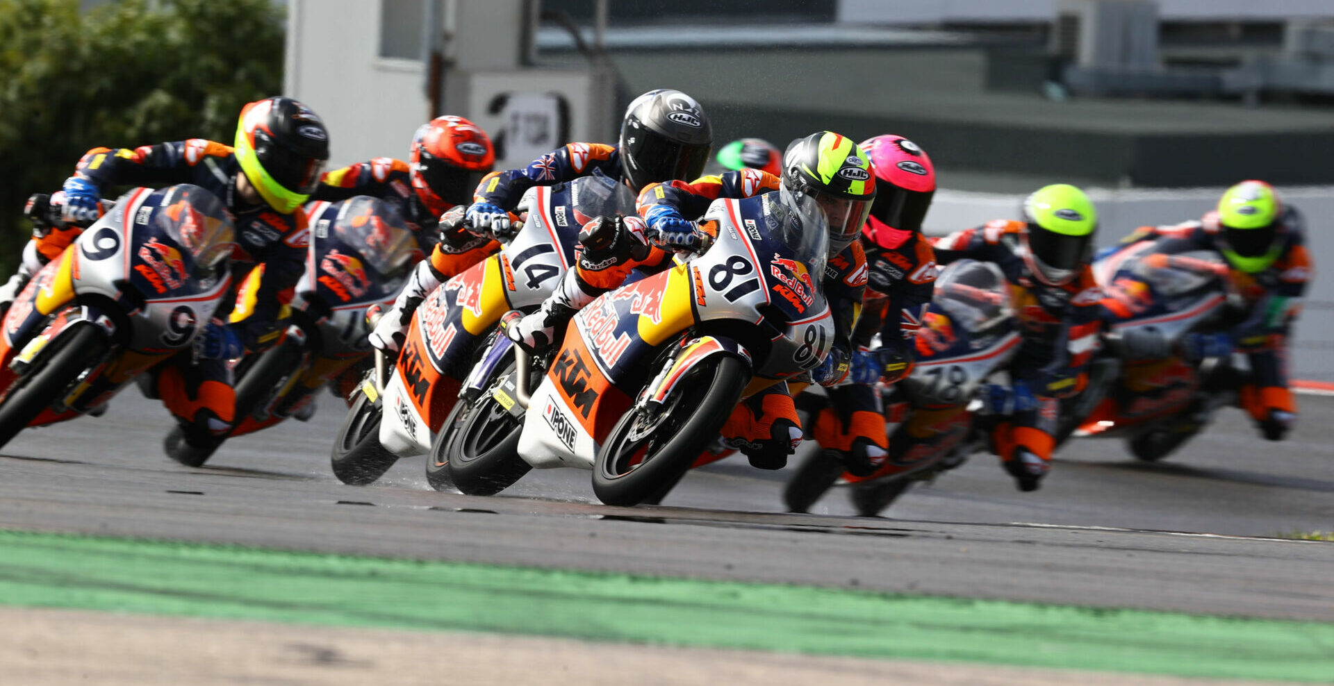 2022 Red Bull MotoGP Rookies testing at Portugal's Algarve International Circuit. Photo courtesy Red Bull.