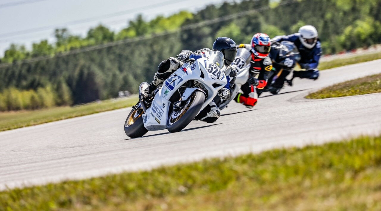 Riders at an N2 Track Day. Photo courtesy N2 Track Days.