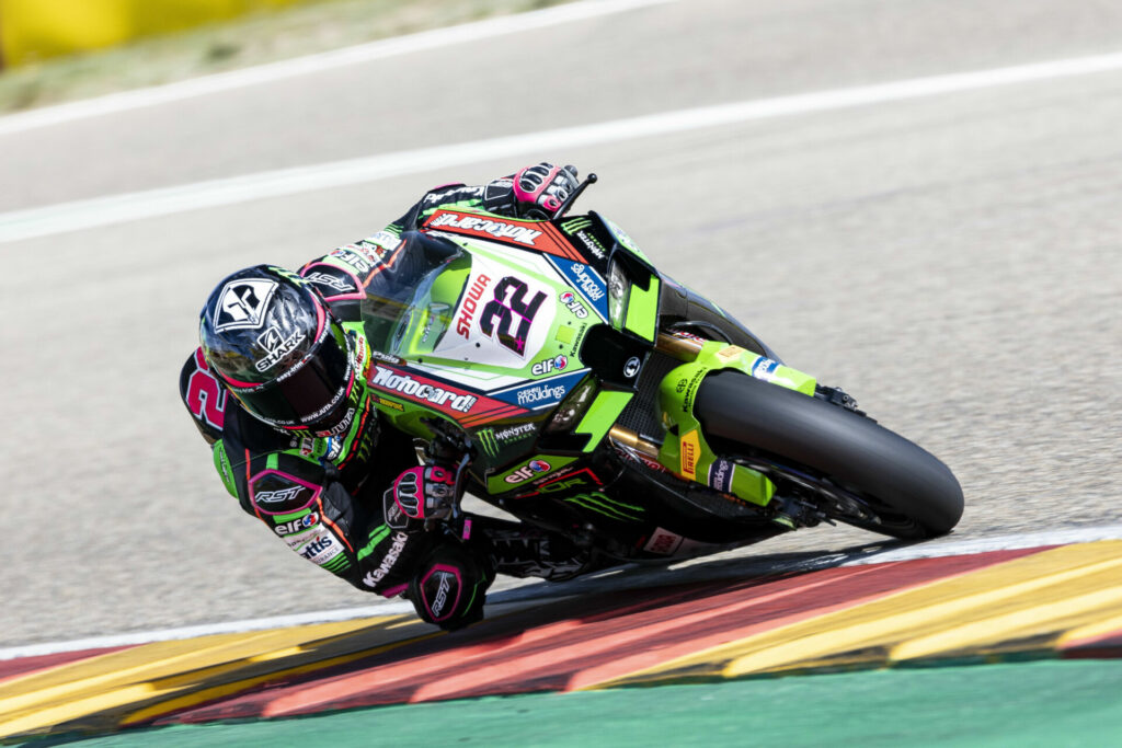 Alex Lowes (22). Photo courtesy Kawasaki.