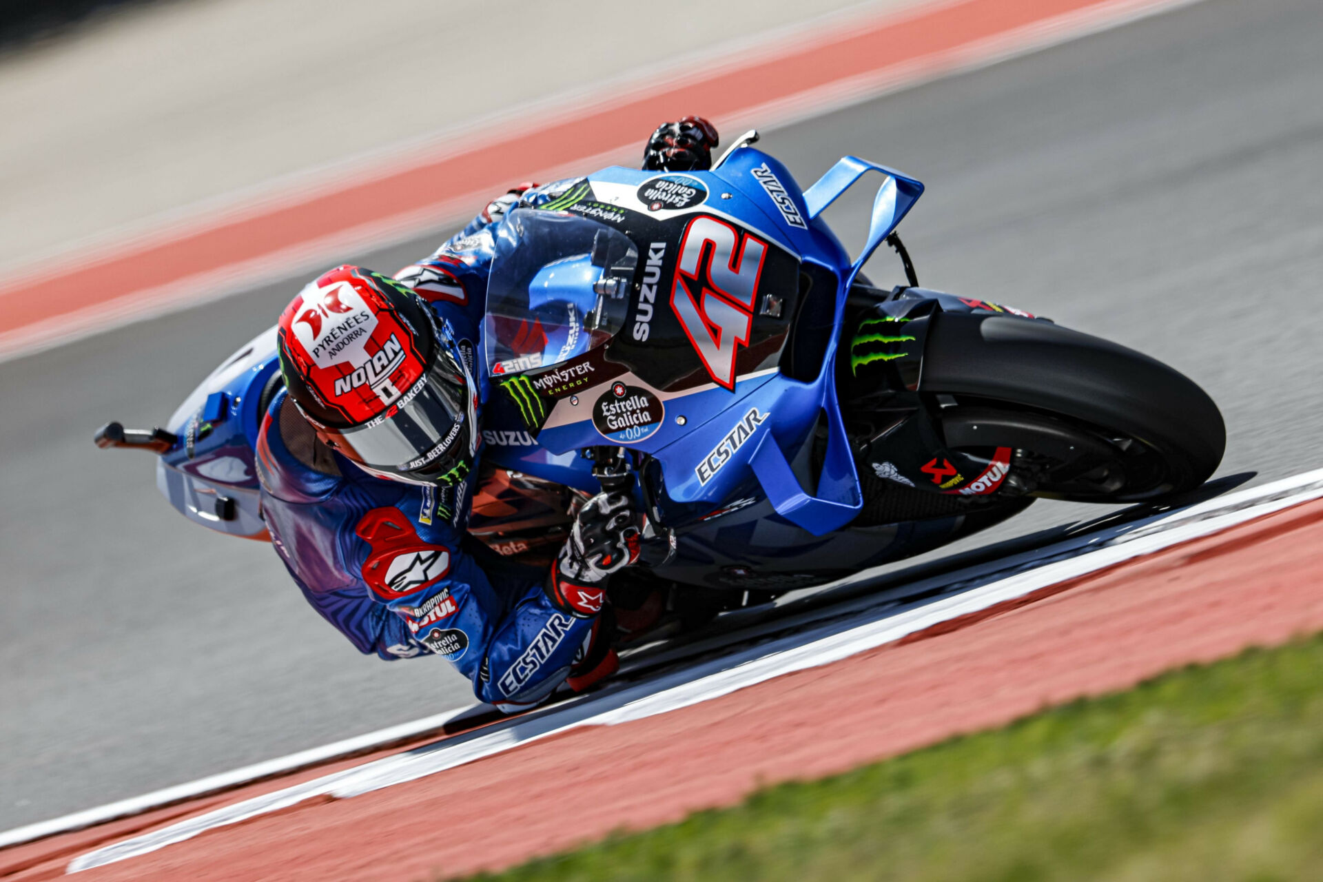 Moto GP Alex Rins Suzuki Monster Motorrad Aufkleber - Star Sam