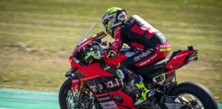 Alvaro Bautista (19). Photo courtesy Ducati.