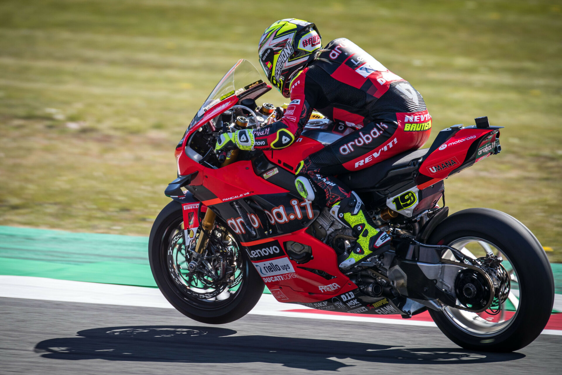 Alvaro Bautista (19). Photo courtesy Ducati.