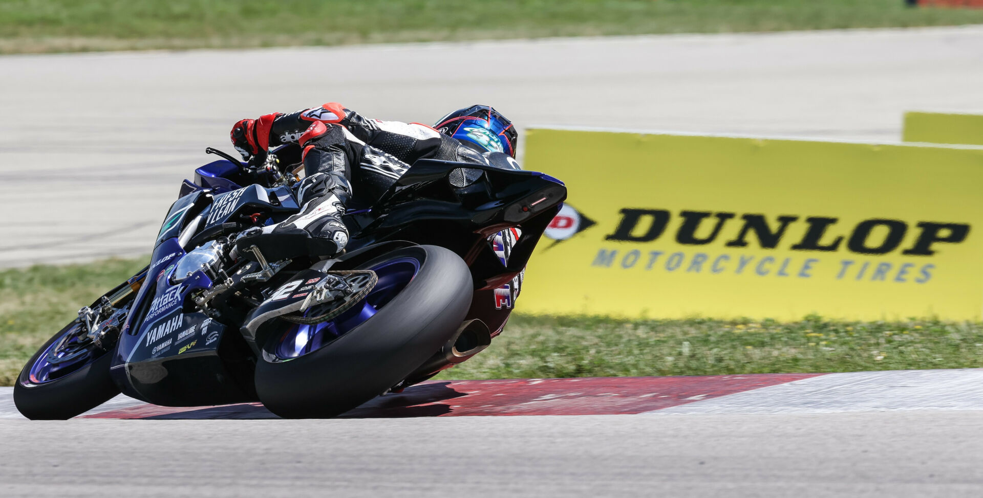 2021 MotoAmerica Superbike Champion Jake Gagne in action at Pittsburgh International Race Complex in 2021. Photo by Brian J. Nelson.