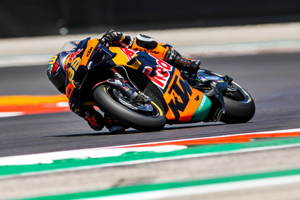 Brad Binder (33). Photo courtesy KTM Factory Racing.