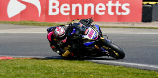 Bradley Ray (28) in action at Oulton Park. Photo courtesy MSVR.