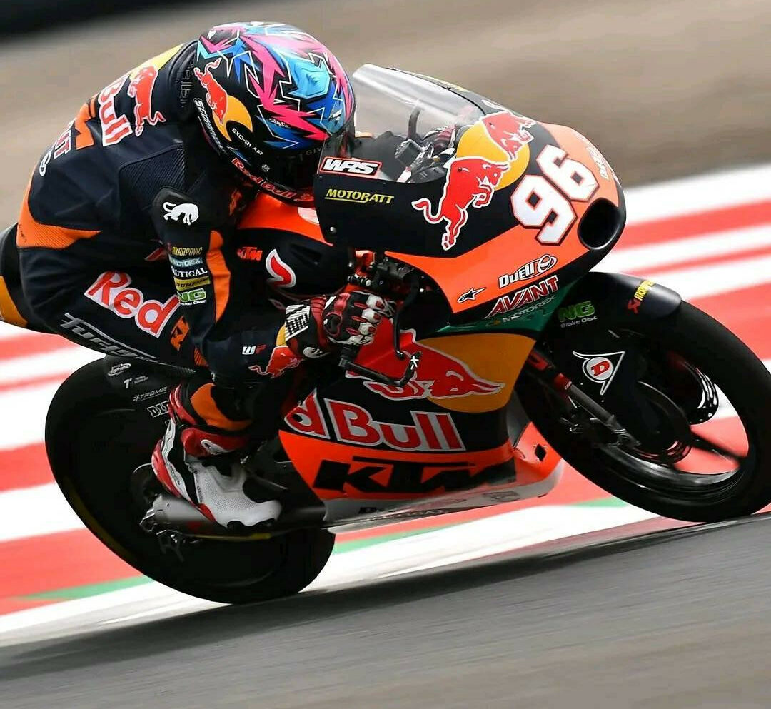 Daniel Holgado (96), as seen during pre-season testing. Photo courtesy KTM Factory Racing.