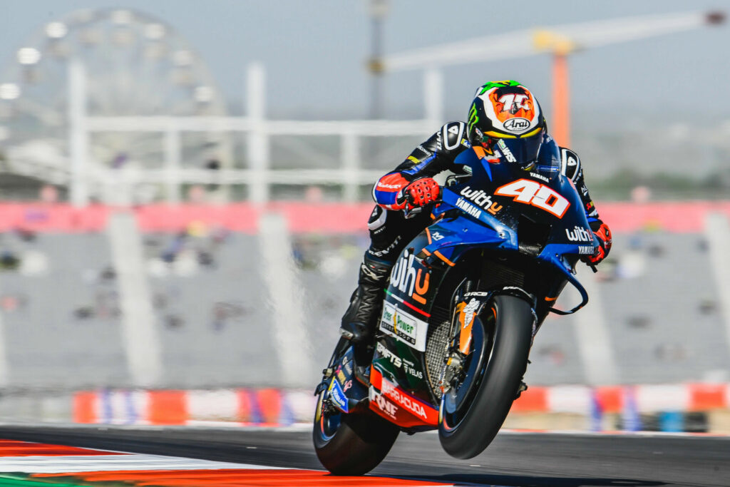 Darryn Binder (40). Photo courtesy WithU Yamaha RNF MotoGP Team.