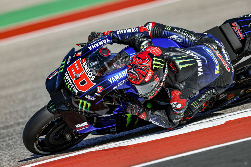 Fabio Quartararo (20). Photo courtesy Monster Energy Yamaha.