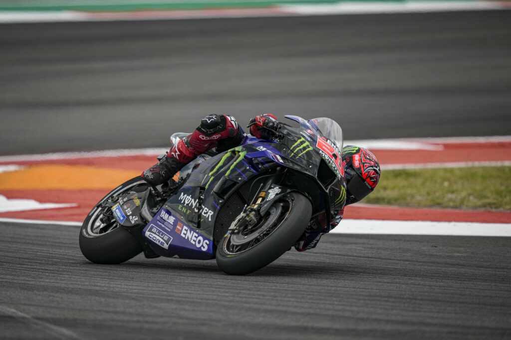 Fabio Quartararo (20). Photo courtesy Monster Energy Yamaha.