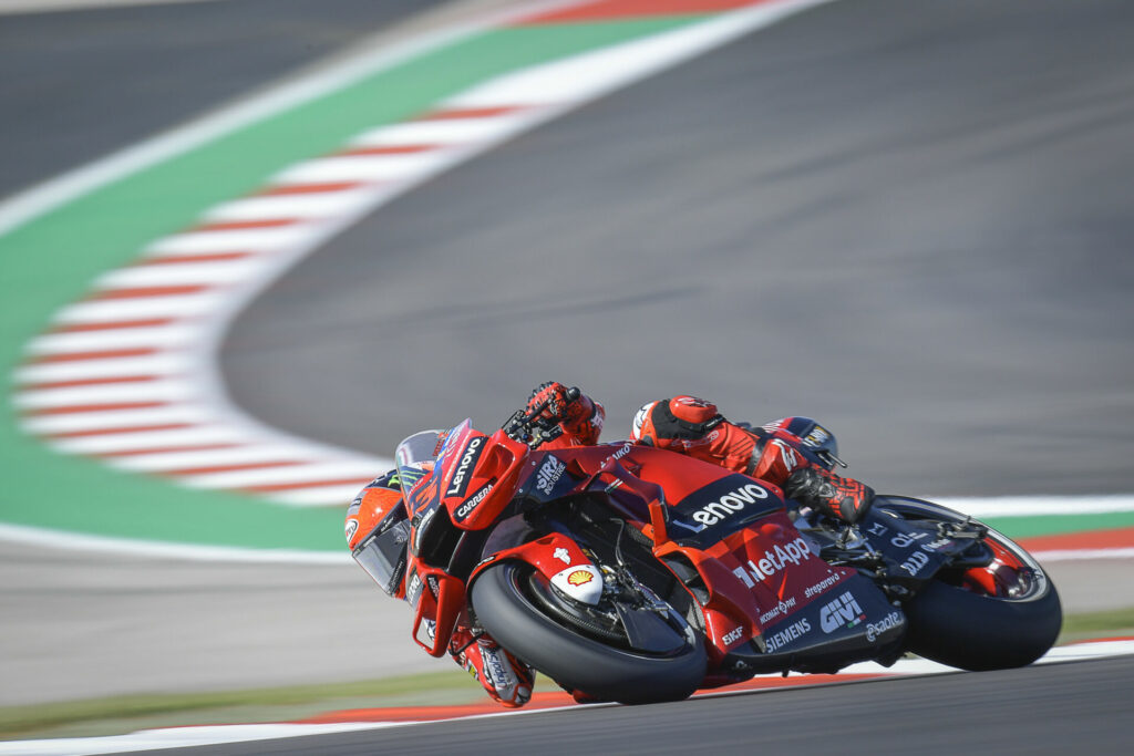 Francesco Bagnaia (63). Photo courtesy Dorna.