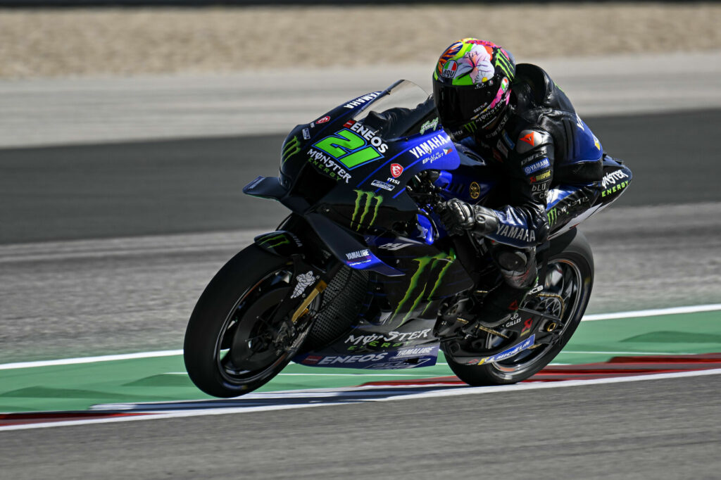 Franco Morbidellli (21). Photo courtesy Monster Energy Yamaha.