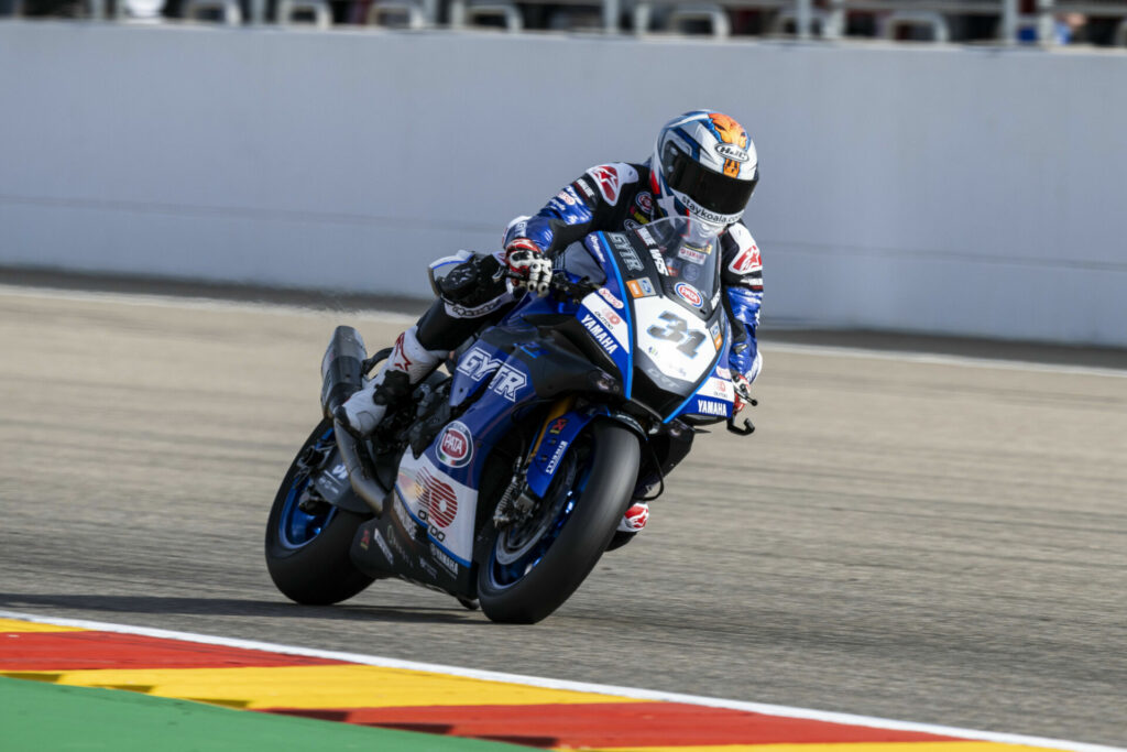 Garrett Gerloff (31). Photo courtesy GYTR GRT Yamaha WorldSBK Team.