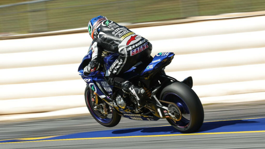 Jake Gagne (1). Photo by Brian J. Nelson, courtesy MotoAmerica.