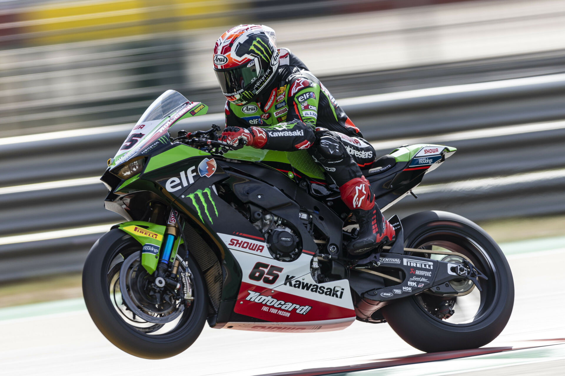 Jonathan Rea (1). Photo courtesy Kawasaki.