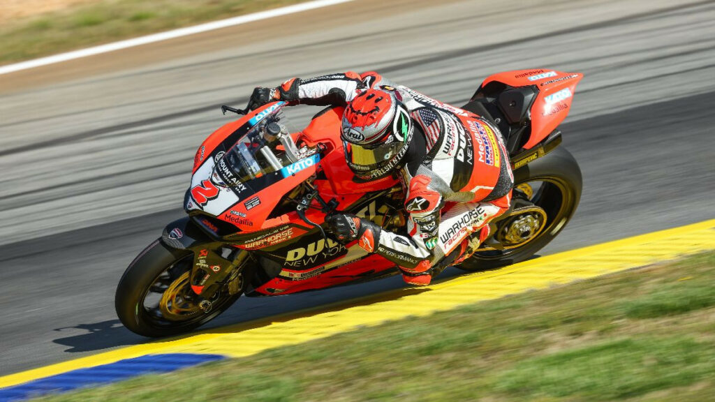 Josh Herrin (2). Photo by Brian J. Nelson, courtesy MotoAmerica.