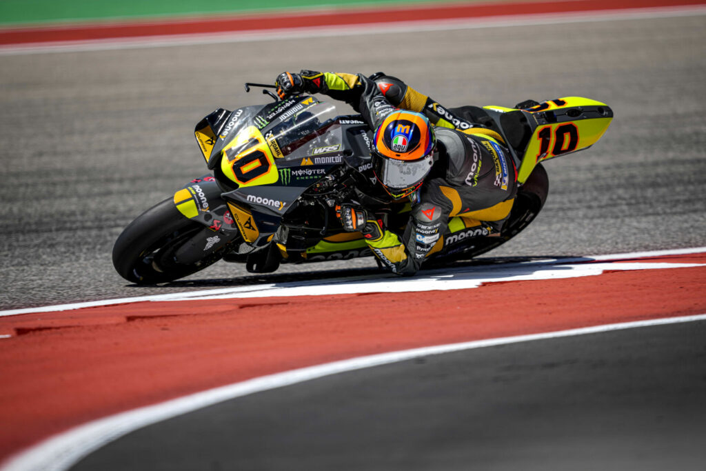 Luca Marini (10). Photo courtesy Mooney VR46 Racing Team.