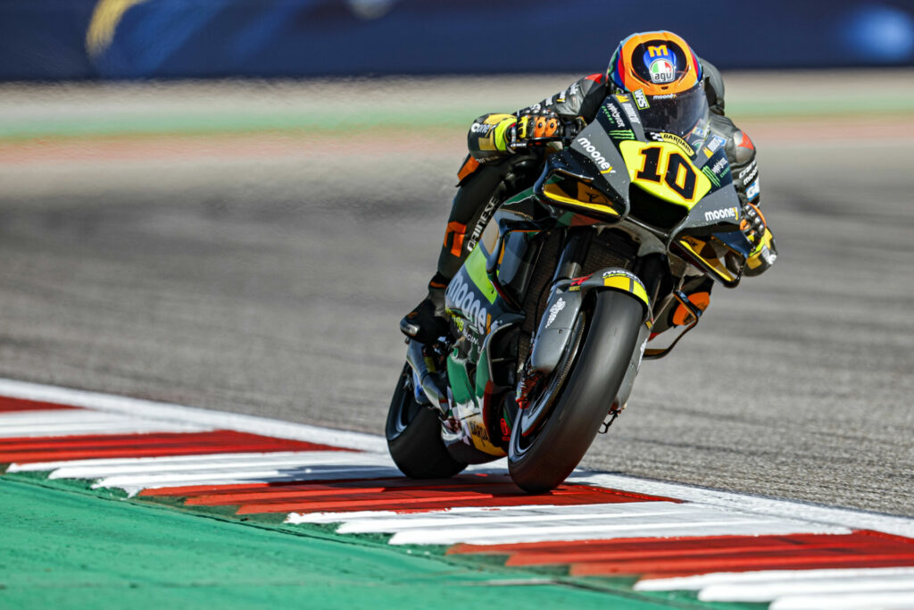 Luca Marini (10). Photo courtesy Mooney VR46 Racing Team.