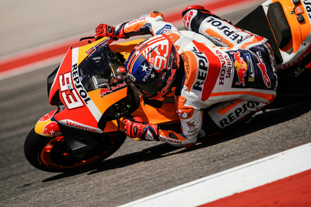 Marc Marquez (93). Photo courtesy Repsol Honda.