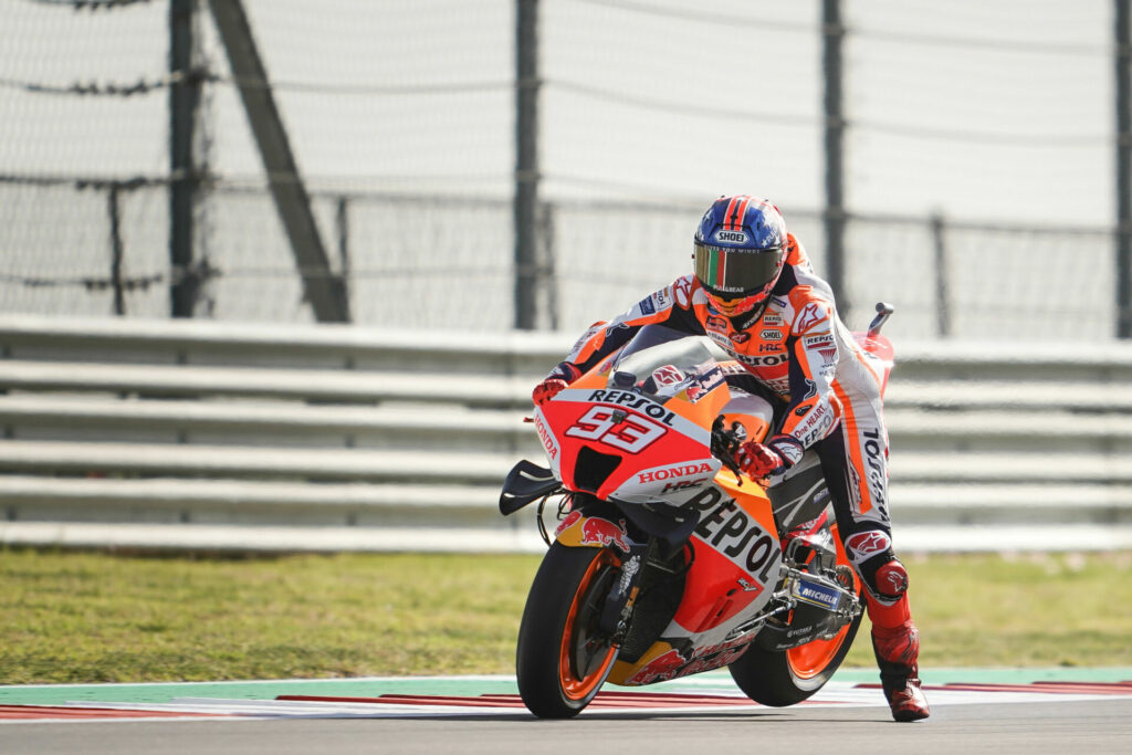 Marc Marquez (93). Photo courtesy Repsol Honda.